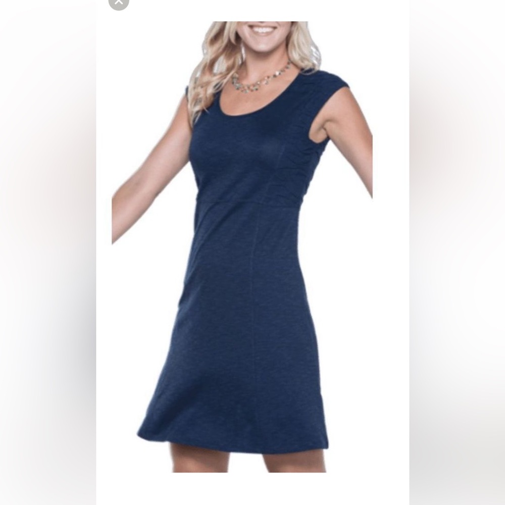 Toad & Co Sama Sama Summer Dress in Navy EUC Small